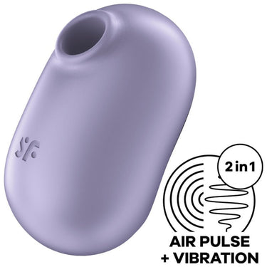 Vibratore doppio impulsivo Pro To Go 2 con onde d'aria e vibrazioni personalizzabili